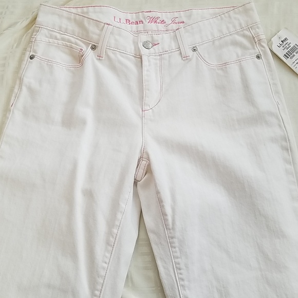 ll bean white jeans
